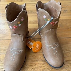 NWT Gymboree Floral Cowboy Boots